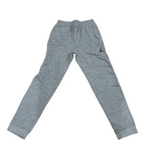 Jordan Jumpman Boys Fleece Jogger Sweatpants Gray Heather Size XL (13-15)
